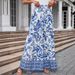 K New Printed Comfortable And Casual Wide Leg Pants For Women_ecoleips.com