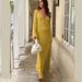 Women's Clothing Fashion Slim V Neck Beach Skirt Versatile Beach Cover Up Temperament High End Beach Sun Protection Clothing_ecoleips.com