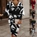 Autumn And Winter Long-sleeved V-neck Waist-wrapped Hip V-neck Dress Women's Clothing_ecoleips.com