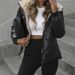 Women's Quilted Puffer Jacket With Diamond Stitch Design, Short-Length Loose Fit Casual Coat, Lightweight Polyester Outerwear For Fall & Winter_ecoleips.com