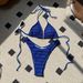 Women's sweet sexy drawstring split swimsuit bikini bikini _ecoleips.com