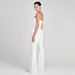 In Stock|European American Cross-border White Strapless Top And Long Pants Elegant High-waisted Women's Fashion Casual_ecoleips.com