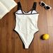 One Piece Swimsuit Slim Fit Color Blocked Outdoor Sportswear Fitness Apparel Briefs Women's Swimwear_ecoleips.com