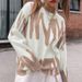 Oversized Stripe Knit Sweater For Women – Cozy & Stylish Pullover (7 Colors) | Soft Acetate-Polyester Blend, Relaxed Fit, Unisex Appeal_ecoleips.com