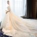 Women's Clothing New Female Simple Trailing Bride Wedding One Shoulder Hepburn Same Style Spring_ecoleips.com