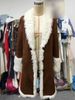 Vintage Western Sherpa-Lined Denim Jacket – Retro Cowboy Coat With Faux Suede & Plush Fleece (S-XXXL, Dark Brown, Unisex Streetwear)_ecoleips.com