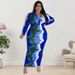 Women's Clothing Women's Plus Size Open Chest Collared Dress Style Autumn Clothing Long Sleeve For Formal & Casual For Women_ecoleips.com