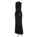 European And American Best-Selling Women's Clothing 2025 New Fashion High-Waisted Twist Knot Sexy Backless Bodycon Dress_ecoleips.com