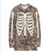 Unisex Long Sleeve Crew Neck Sweatshirt Hip Hop Retro American Streetwear Thin Casual Loose Fit for Couples 2025 Cross Border Fashion_ecoleips.com