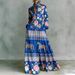 2026 Dress With Floral Pattern Digital Printed Long Dress_ecoleips.com