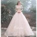 Women's Clothing New Light Wedding Dress Light Luxury Niche High End Outing Yarn_ecoleips.com