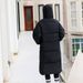 Women's Long Padded Coat Winter Warm Oversized Hooded Parka With Pockets – Black/White/Blue/Khaki/Coffee_ecoleips.com