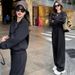 Trendy Oversized Sweatsuit Set – Soft Polyester Lounge Wear (S-6XL, 4 Chic Colors)_ecoleips.com