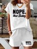 Women’s 2 Piece Outfit Set – Oversized Graphic T-Shirt And Biker Shorts Matching Set, Casual Summer Lounge Tracksuit For Daily Wear-349_ecoleips.com