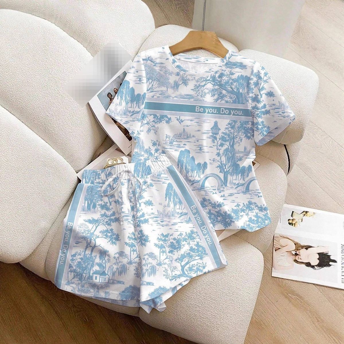 Women's Casual Two-Piece Set Spring Stripe Color Block Lounge Pants Outfit - Comfortable Stretchy Polyester Jogger Suit For Sports Travel Daily Wear_ecoleips.com