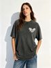 Women's Vintage Inspired Washed Shirt, Comfortable Loose Fit Daily Top_ecoleips.com