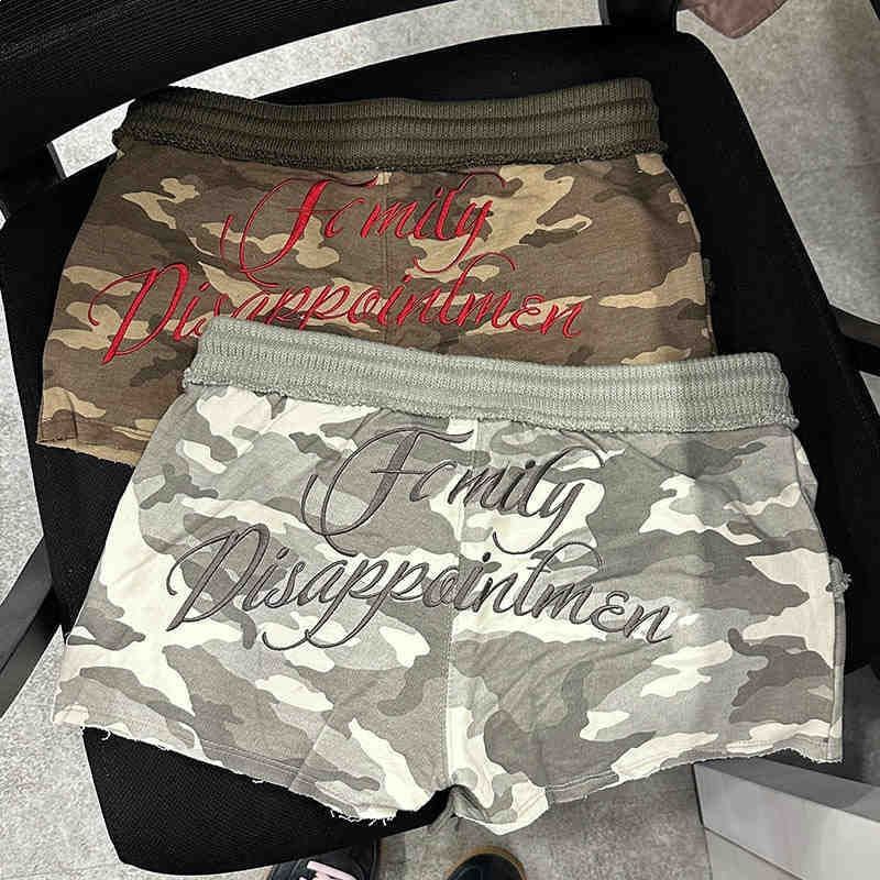 Women's American Retro Camouflage Sports Shorts Summer Tight Hip Outerwear Slimming Hot Pants Girls' Fashion_ecoleips.com