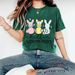 Women's Clothing Round Neck Short Sleeve T Shirt Easter Nurse Cartoon Printing Summer New Comfortable T Shirt_ecoleips.com