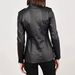 PU Leather Jacket Jacket Stand Up Collar Long Sleeved Vintage Fashion Gothic Women_ecoleips.com