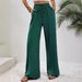 European And American Women's Fashion 2025 Spring Summer New Versatile Solid Color Floor-Length_ecoleips.com