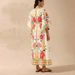 Women's Summer Fashion Long Dress V Neck Printed Loose Fit Maxi Dress for Casual Comfortable Style_ecoleips.com