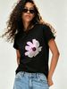 Women's Casual Cotton Crew Neck Tee, Relaxed Fit Everyday Summer Wear_ecoleips.com
