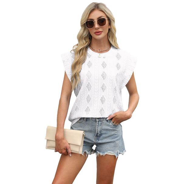 European And American Cross-border Foreign Trade 2025 Spring-summer New Round-neck Loose Short-sleeve T-shirt_ecoleips.com