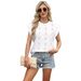 European And American Cross-border Foreign Trade 2025 Spring-summer New Round-neck Loose Short-sleeve T-shirt_ecoleips.com
