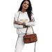 Women's Autumn Winter Unique Print Classic Two Stripes Loose Fitting Comfortable Hooded Sweatshirt Set_ecoleips.com