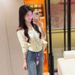 girl 2025 Autumn Winter New Women's Navy Collar Shawl Knitted Short Fashion Slim Fit Sweater Stylish Top_ecoleips.com