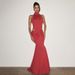 Elegant High Neck Halter Gown With Back Cut-Out And Fishtail Hem For Evening Parties Confident Comfort For Extended Wear_ecoleips.com