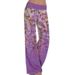 Suitable For All Seasons 2025 Women's Loose Fit Printed Yoga Wide Leg Sports Pants_ecoleips.com