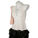 Sleeveless Backless Halter Neck Bodycon Top For Women, Sexy Polka Dot Short Cami With High Elasticity, Elegant Daily Wear_ecoleips.com