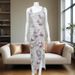 Women's Clothing Women's Summer Sexy Suspender Top Slit Skirt Two Piece Suit Temperament Flower Print Holiday Style Suit_ecoleips.com