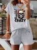 Women’s 2 Piece Outfit Set – Oversized Graphic T-Shirt And Biker Shorts Matching Set, Casual Summer Lounge Tracksuit For Daily Wear-302_ecoleips.com