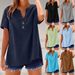 Women's Clothing Cotton And Linen All Match Tops For Women_ecoleips.com
