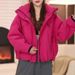 girl Trendy Versatile Super Stylish Padded Women's Winter 2025 New Loose Slimming Workwear Jacket Top_ecoleips.com