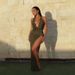 Elegant Backless Halter Neck Bodycon Dress V-Neck Slit Summer Fashion Women's European American Style Clothing_ecoleips.com