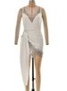 JULISSA MO Sexy Deep V-neck Patchwork Lace Women Mini Dress Spaghetti Strap Lace Up Dress Summer Skinny Elegant Party Club Dress_ecoleips.com