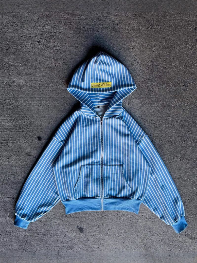 Gothic Harajuku Zip up Sweatshirts for Men And Women Digital Print Couple's Cross-Border Wholesale Fashion Streetwear_ecoleips.com