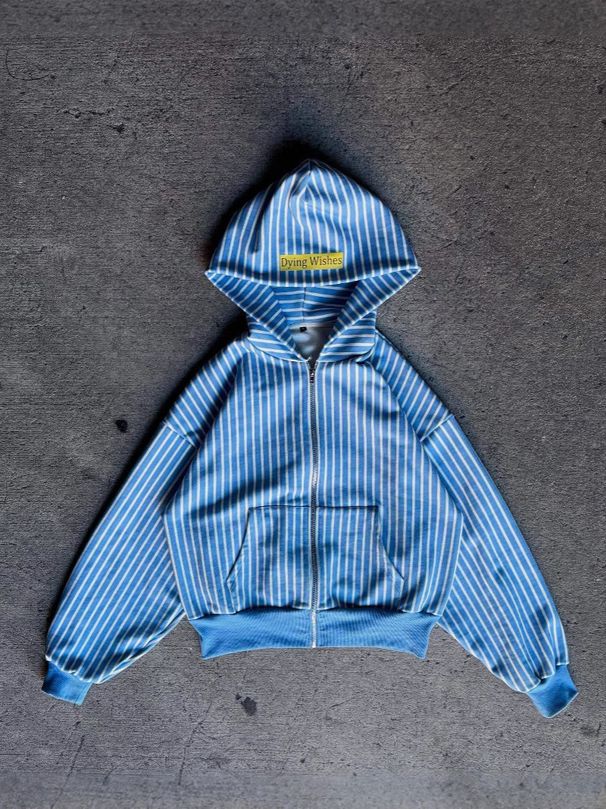 Gothic Harajuku Zip up Sweatshirts for Men And Women Digital Print Couple's Cross-Border Wholesale Fashion Streetwear_ecoleips.com