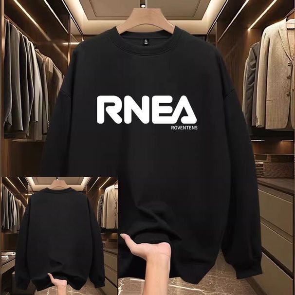 FW25 Matching Couple Cotton Crew Neck Sweatshirt - His & Hers_ecoleips.com