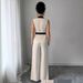 Temperament Elegant Wind Tube Top Straight Trousers Women's Suit Women's Vest Suit_ecoleips.com