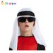 Halloween Middle Eastern Boy's Red And Black Arab Chief Cosplay Costume Party Outfit For Drama Stage Performance_ecoleips.com