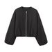 Women's Clothing Design Soft Bomber Jacket_ecoleips.com