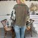 Aria Basics In-stock European And American Cross-border Foreign Trade Women's Clothing: Lapel Long-sleeve Button Jacket, Casual_ecoleips.com
