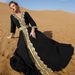 Women's Clothing Black Embroidered Lace Elegant Retro Hot Dress Holiday Gorgeous_ecoleips.com