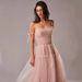 Elegant Mesh Sweetheart Neckline Ball Gown – Bridal Toast Dress & Stage Performance Dress With Matching Kids' Sizes_ecoleips.com