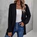2024 European And American Women's Fashion V-neck Cross-border Autumn/Winter New Elegant Cardigan Sweater_ecoleips.com