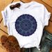 European And American Cross-border Foreign Trade Women's Clothing Geometric Pattern Printed Round-neck Short-sleeve_ecoleips.com